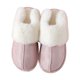 thumbnail image 5 of Novedad Zapatillas de felpa Hogar Hombres Mujeres Antideslizante Decorativo Cómodo Zapatillas de piso Zapatillas de casa para el dormitorio interior , 40-41, Violeta Yinane Pantuflas de felpa, 5 of 8