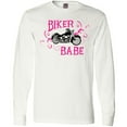 thumbnail image 3 of Inktastic Biker Babe Long Sleeve T-Shirt, 3 of 5