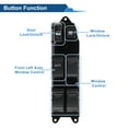 thumbnail image 3 of Interruptor de ventana eléctrica del lado del conductor delantero 1 pieza para Toyota Camry 2002-2005, interruptor de control de ventana No.8482033180, negro, 3 of 7