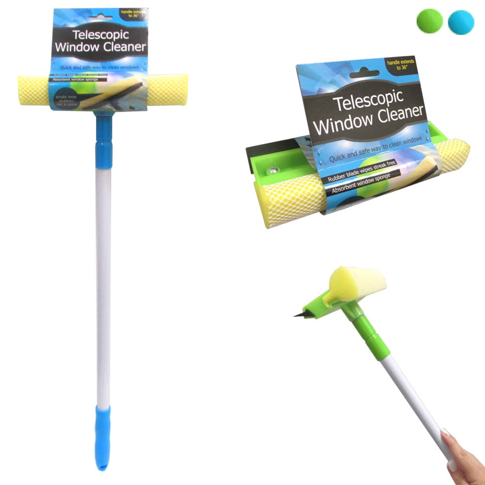 Window Squeegee Cleaner 38 Extendable Long Handle Car Cleaning