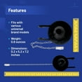 thumbnail image 4 of Woeilo Toilet Flapper Replacement Kit - 2 Inch Flapper Ball for Flush Valve, Universal Design Toilet Stopper Flapper With 9 Inch Steel Chain, Long-Lasting Durability, 4 of 5