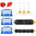 thumbnail image 1 of 10 Pieces Brushes Kit Replacement for Roomba 600 Series Robot Vacuum Cleaner Accessories - Include Side Brushes, Filters, Bristle Brush and Rubber roller and etc., 1 of 5