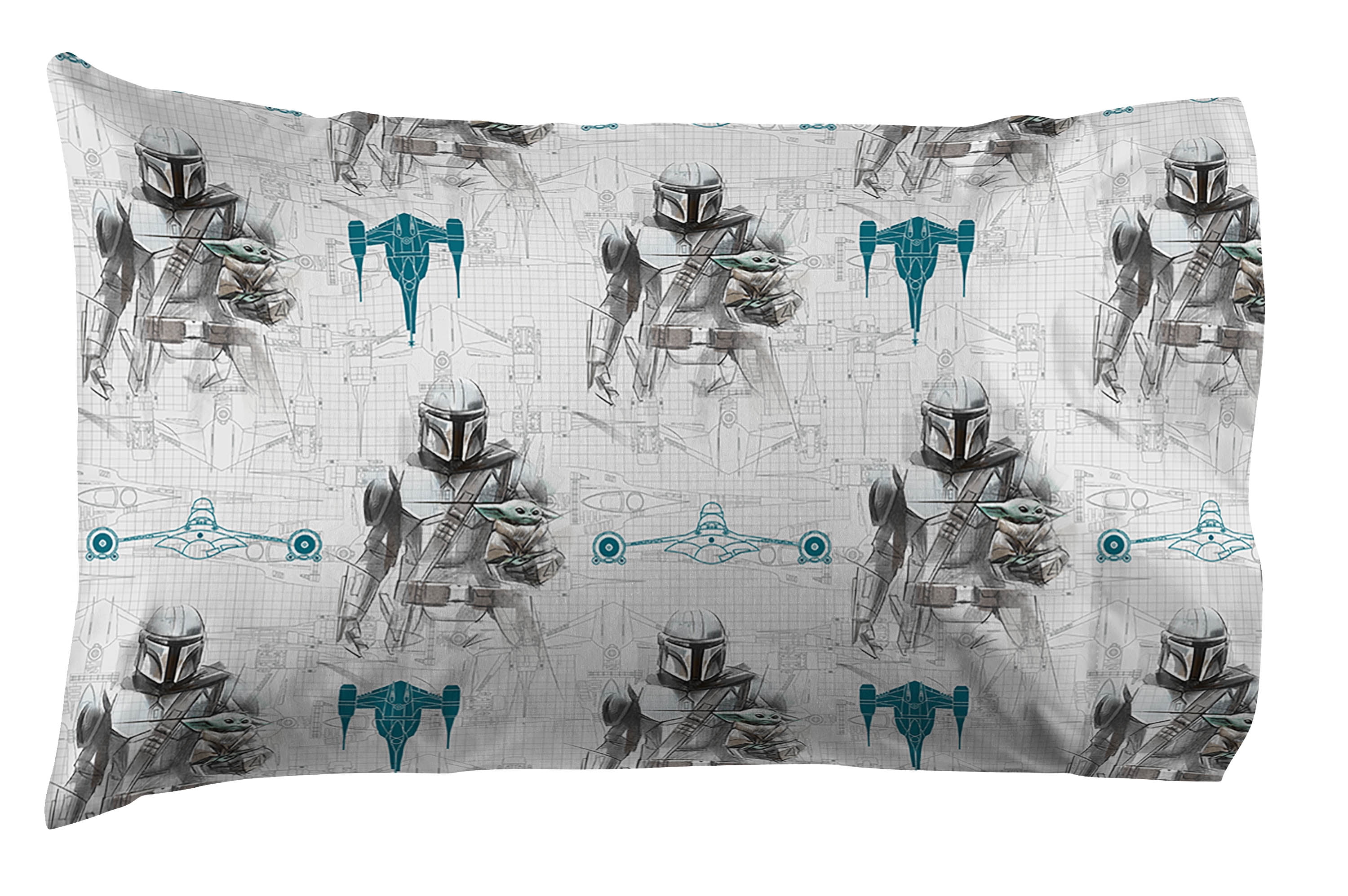 The Mandalorian 3-Piece kids Twin Sheet Set, 100% Polyester