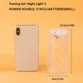 thumbnail image 2 of Acrylic Table Lamp Desk Beside Light Rose Reflection Design Crystal Night Light Decorative Nightstand Lamp, 2 of 8