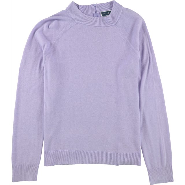 Karen Scott Suéter sólido para mujer, Morado, X-Large