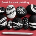 thumbnail image 4 of ARTISTRO 5 White Precision Dual-Tip Acrylic Paint Markers – Paint Pens Set with Dot & Fine Tips for Fabric, Rock, Glass, Wood, Coloring Books – Classroom & Art Supplies Gift Teacher Appreciation Gift, 4 of 7
