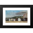 thumbnail image 2 of Eugène Boudin 14x10 Black Modern Framed Museum Art Print Titled - Concert at the Casino of Deauville (1865), 2 of 5