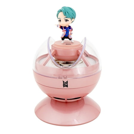 

BTS TinyTAN RM Air Purifier Kpop Army e-Nano Film Filter with Real-Time Diagnosis 4-Stage LED for Allergies and Pets Odor and Dust Eliminator for Home Office Desk