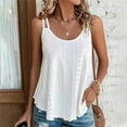 thumbnail image 2 of Tank Tops For Women 2025 Loose Fit Sevevn Women's Tank Tops Sleeveless Summer Top Spaghetti Strap Spring Shirt Loose Fit Beach Vacation 2025 Casual, 2 of 7