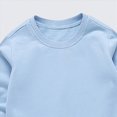 thumbnail image 5 of NOLDARES Toddler Baby Boy Fall Winter Outfit Baby Boy Clothes Long Sleeve Sweatshirt Tops + Pants 2Pcs Boy Clothing Casual Set Outfits(Sky Blue,3-4 Y), 5 of 6