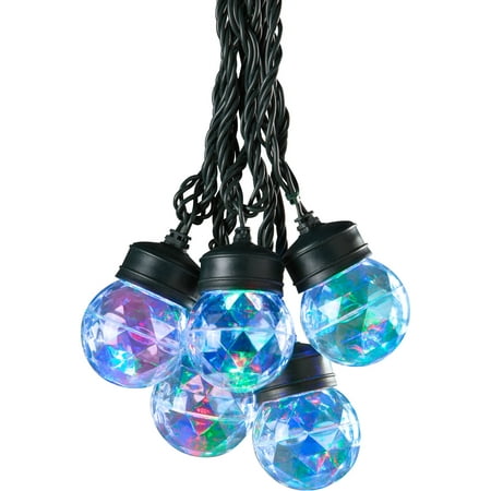 Gemmy Lightshow Christmas Lights 45ct LED Projection Lights with Clips, Set of 8, Red, Green and