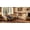 Beige, variant on Ivory White L-Shape Power Reclining Sectional Sofa Set, Air Leather, Multi-Media Console, USB Charging, Adjustable Headrests