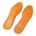 thumbnail image 7 of Leather Insoles-Full Length Eco-friendly Sweat-absorbant Breathable Cuttable Pain Relief Arch Support Orthotic Shoes Pad Accessory for Flat Feet, Artificial Leather EVA Activated Carbon, 7 of 7