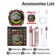 thumbnail image 2 of ANENG 626 Auto-Ranging Digital Multimeter with 6000 Count VA Display, Full-Range Overload Protection & Dual Fuses, Measures Voltage/Current/Resistance/Capacitance/Temperature/Hz, Includes 1000mA, 2 of 7