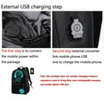 thumbnail image 3 of Music Boy Luminous Backpack Noctilucent Laptop Bag with USB Charging Port, 3 of 4