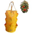 thumbnail image 2 of nipocaio Strawberry Planting Bag Multi-Mouth Container Bag Grow Pouch Root Plant Growing Pot Bag Side Garden Home Tool, 2 of 5