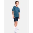 thumbnail image 5 of Athletic Works Boy's Short Sleeve Core Active T-Shirt 2-Pack, Sizes 4-18 & Husky, 5 of 15