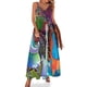 thumbnail image 1 of Cuando la rosa se toma Vestido sin mangas elegante y chic vestido de mujer vestidos de mujer para mujer vestidos de noche para mujer, 1 of 7