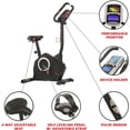 thumbnail image 2 of Bicicleta Estática vertical Sunny Health & Fitness SF-B2883 con Resistencia Electromagnética 240lb negro, 2 of 2