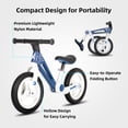 thumbnail image 3 of KEANO 12" Foldable Balance Bike for 2+ Year Old Girls & Boys, Toddler Balance Bicycle for Kids Ages 24 Months to 6 Years, No Pedal Push Balance Bike Adjustable Seat & Flat-Free Tires, Multiple Colors, 3 of 6