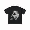 thumbnail image 2 of 【New Arrival】Derrick Rose Graphic T Shirt Men Vintage Basketball Star Portrait Print Oversized Streetwear Hip Hop Casual Cotton Short Sleeve Tees Tops, 2 of 6