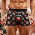 thumbnail image 6 of KHONTS Custom for Men Boxer Short with Face Personalized Underwear for Boyfriend Husband Valentine's Birthday 04-Black XXL, 6 of 9