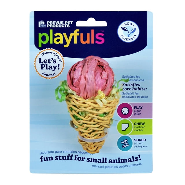 Chew Toy Prevue Pet Products Crunchy Cone para animales pequeños