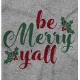 thumbnail image 5 of Christmas Mistletoe Be Merry Yall Bodysuit Jumper Girls Infant Baby Brisco Brands 18M, 5 of 6