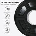 thumbnail image 7 of SUNLU Silk PLA+ 3D Printer Filament Bundle,1.75mm,1kg(2.2LBS)/ Spool,2KGs Black+1KG Silver, 7 of 7