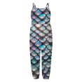 thumbnail image 2 of MIASHUI Toddler Girls Romper Summer Clothes Sleeveless Spaghetti Strap Jumpsuit with Pockets,Multicolour,12-24 Months, 2 of 5