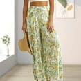 thumbnail image 3 of Printed Casual Pants Boho Style Ladies Oversized Pants Loose Fit Vacation Outfit, 3 of 7