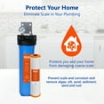 thumbnail image 2 of Express Water Anti Scale Whole House Water Filter – Home Water Filtration System – Polyphosphate Conditioner – includes Pressure Gauge, Easy Release, and 1” Inch Connections, 2 of 7