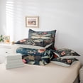 thumbnail image 6 of jejeloiu Rustic Dragonfly 7 Pieces Bedding Comforter Set,Kawaii Daisy Full Bedding Set For Girls Women Reversible, 6 of 8