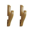 thumbnail image 1 of kurtrusly 2pcs/set Solid Wall Mount Natural Solid Wood Fits Different Samurai Items Home Wall-Mounted Gun Storage Rack type+1, 1 of 6