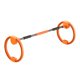 thumbnail image 3 of Fitness Hoop Doble Círculo Portátil de Metal PP con Activación Profunda de Músculos Y Rotación Silenciosa Adecuado para Actividades de Fitness en Casa Naranja, 3 of 9