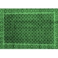 thumbnail image 1 of Ahgly Company Indoor Rectangle Southwestern Emerald Green Country Area Rugs, 3' x 5', 1 of 4
