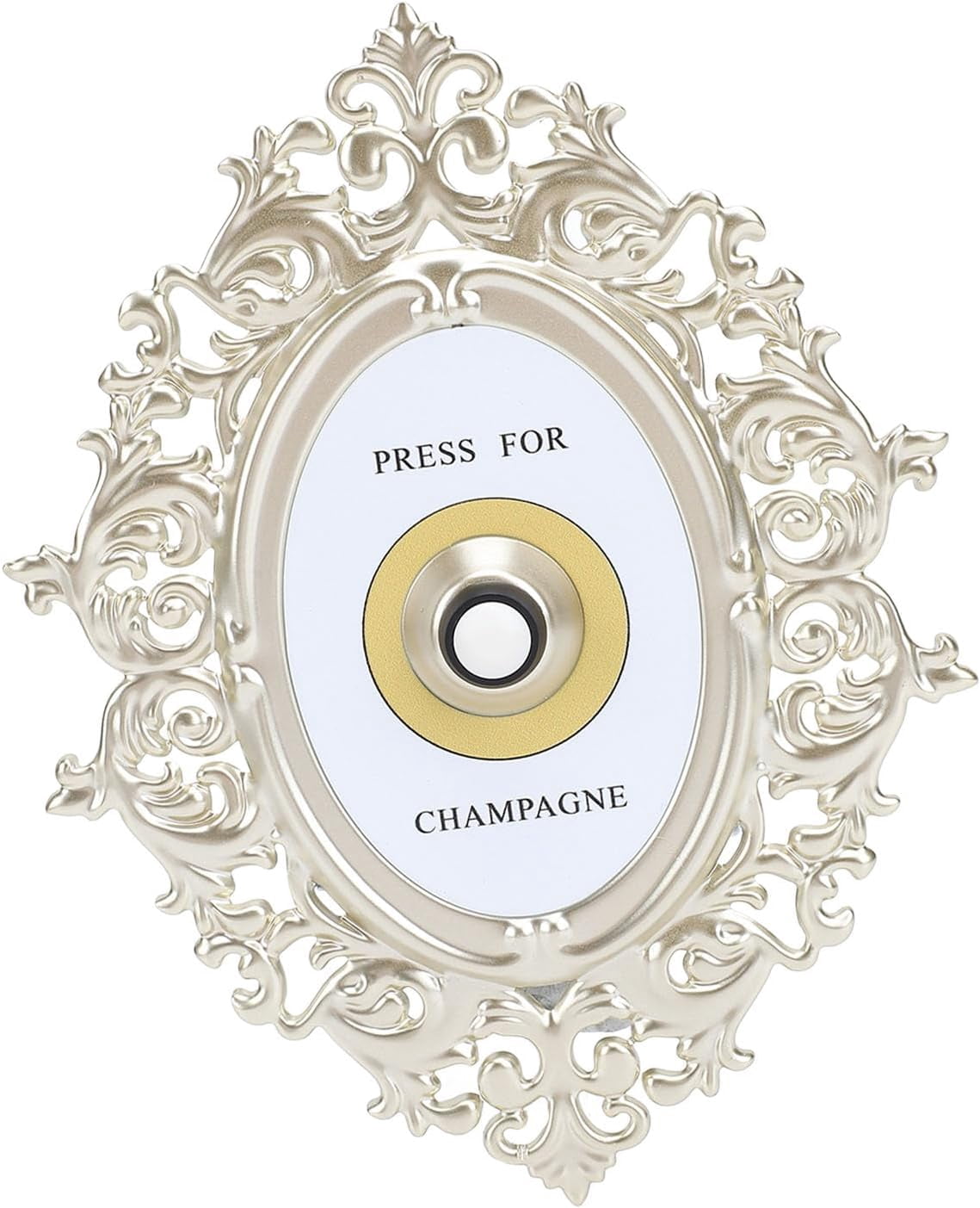 Press for Champagne Button, Ring Mini Press for Champagne Button Press for Champagne Door Ring Bell Champagne Themed Decor Wall Plaque Ornament Gift for Party Christmas Home