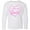 AA-White, variant on Inktastic I Love My Daddy in Pink Chalk Heart Long Sleeve Youth T-Shirt