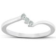 thumbnail image 2 of Pompeii 1/2 Ct Marquise Diamond Engagement Trio Wedding Ring Set 10k White Gold, 2 of 4