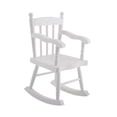 thumbnail image 4 of Aosekaa 1/6 Scale Dollhouse Rocking Chair,Dollhouse Furnishings,Wooden Dollhouse Chair for Micro Landscape Living Room Scene Ornament white, 4 of 8