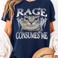 thumbnail image 2 of Funny Cat Consumes Me Unisex T-Shirt, 2 of 5