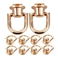 thumbnail image 5 of Masteelf 10Pcs Rotatable Rivet Rings Multi-function D Rings Rotating Backpack Purse Accessories, 5 of 8