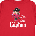 thumbnail image 4 of Inktastic I'm the Captain Pirate Girl Girls Long Sleeve Toddler T-Shirt, 4 of 5