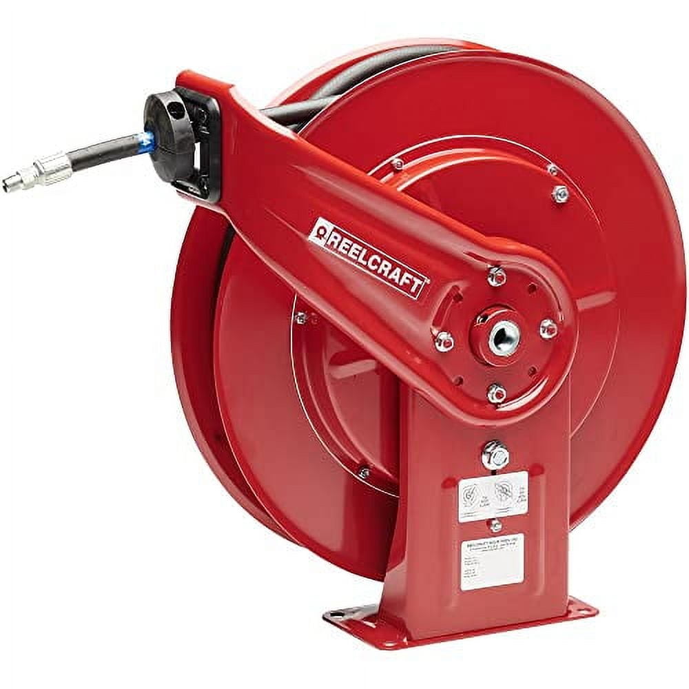 Reelcraft Spring Retractable Pressure Wash 3/8 in. Hose Reel - 50 ft.
