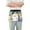 Cartoon Fox on Street, variant on Server Apron with 3 Pockets Waterproof Waitress Waist Short Apron for Man Woman Cherry Blossoms on Branches 12 Inches