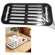 thumbnail image 4 of Bandeja de drenaje de plástico de 2 capas Rectangular de lavado Rejilla Fregadero Sartén de secado Encimera Organizador de cocina Noticed HA001712-00, 4 of 6