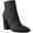 Black, variant on Sugar Womens SGREVVIE Faux Leather Zipper Ankle Boots