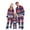 01_Blue, variant on KICILVS Christmas Family Pajamas Matching Sets Holiday Pajamas Set Long Sleeve Festival Party Sleepwear Xmas Pjs
