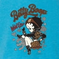 thumbnail image 5 of Wild Bobby Biker Betty Boop Wild One MC Motorcycle Betty Boop Tri-Blend Racerback Tank Top, Vintage Turquoise, Medium, 5 of 5