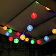 thumbnail image 4 of Outdoor Decorative Lights,16 ft 20 LED Lantern String Lights Waterproof Outdoor Indoor Decorative-String Lights Multicolor for Patio Garden Wedding Party Camping Bedroom Decor, 4 of 8